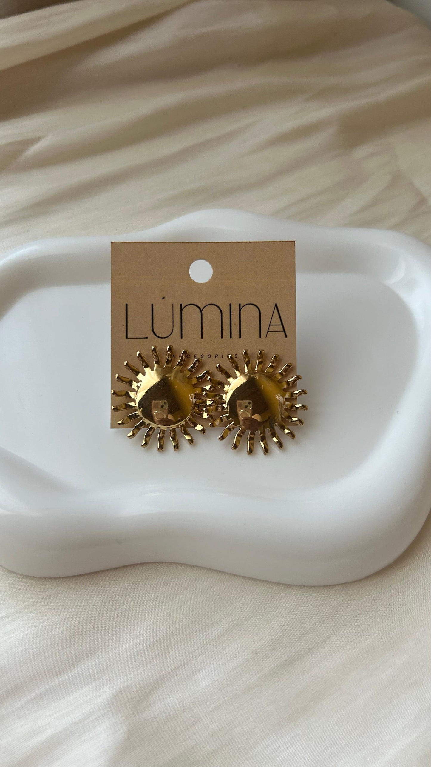Aretes Golden Sun